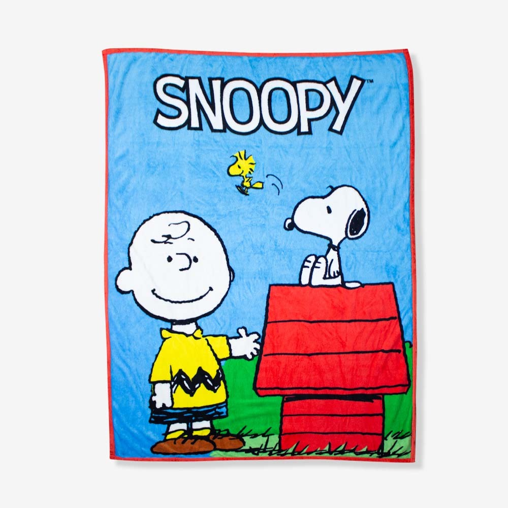 Kit Manta com Balde Snoopy