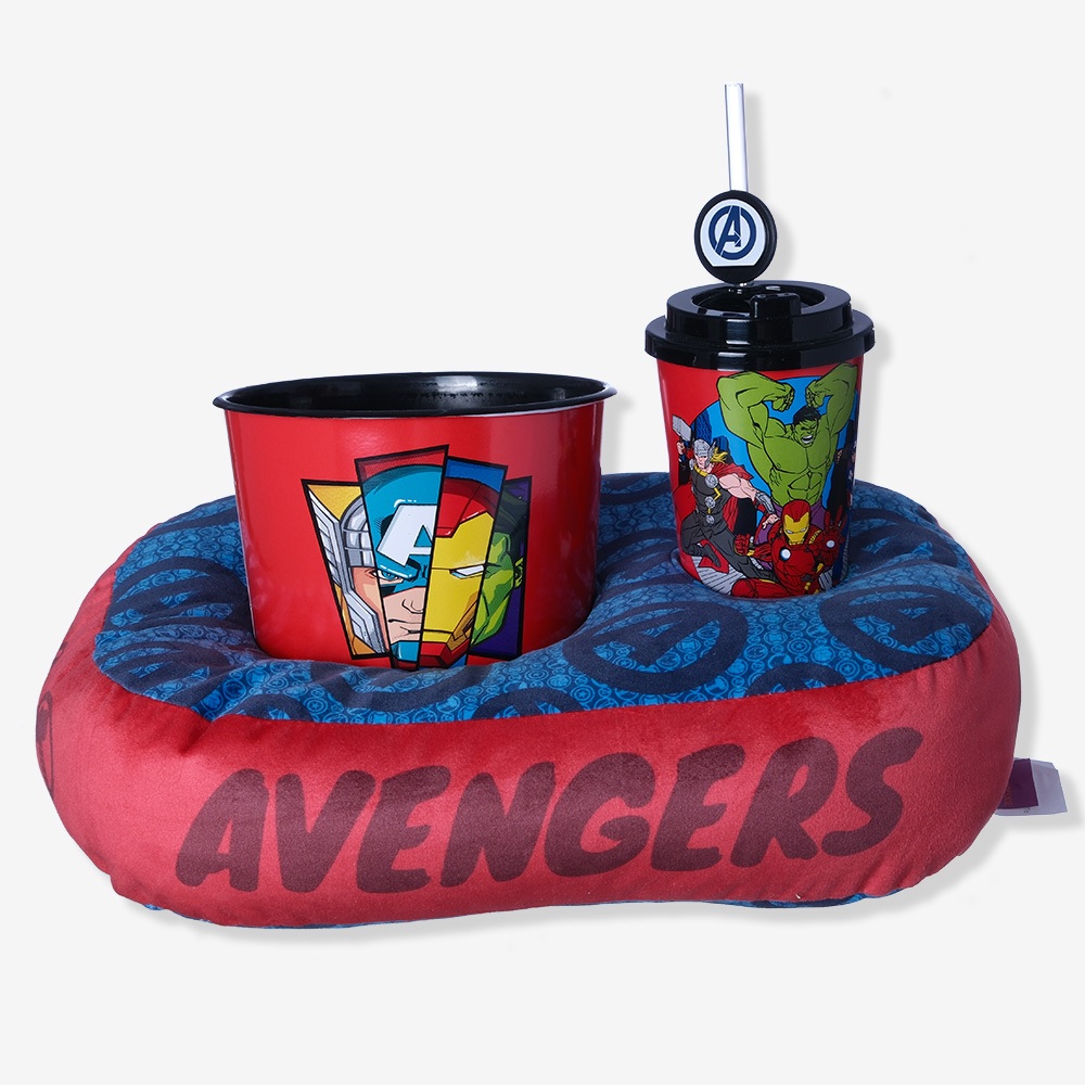 Kit Pipoca Avengers Infantil Almofada, Ba...