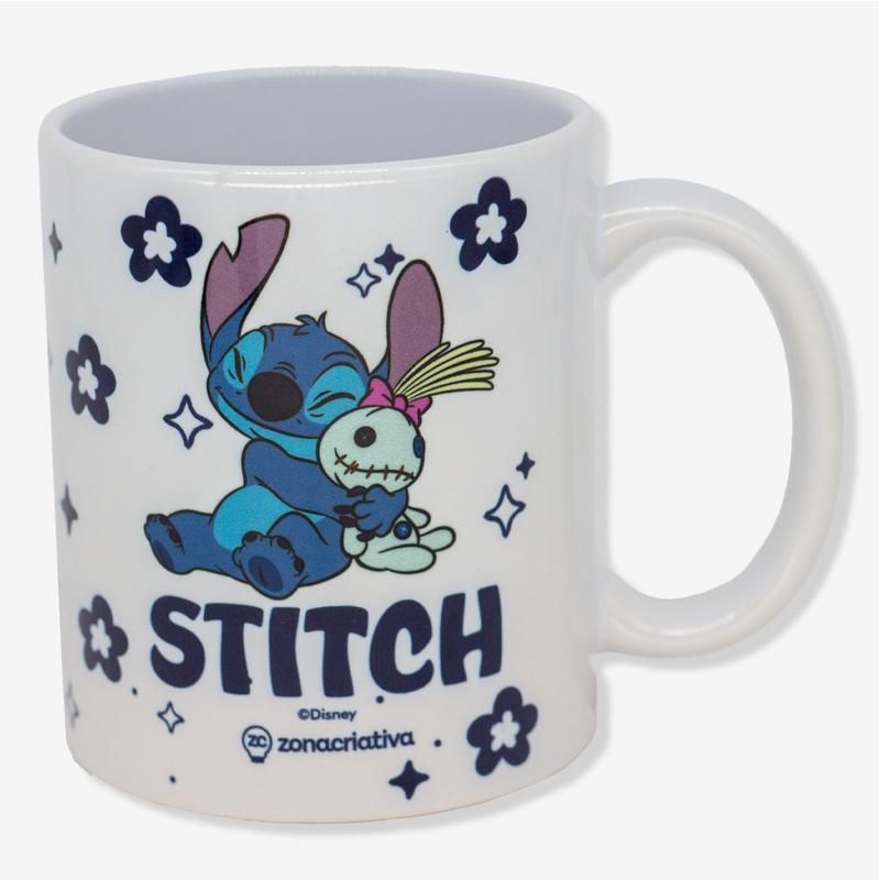 Caneca Stitch e Angel Pop New Gift 350ml
