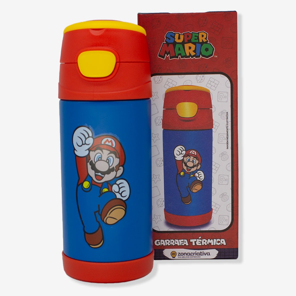 Garrafa Térmica Super Mario Infantil Top ...