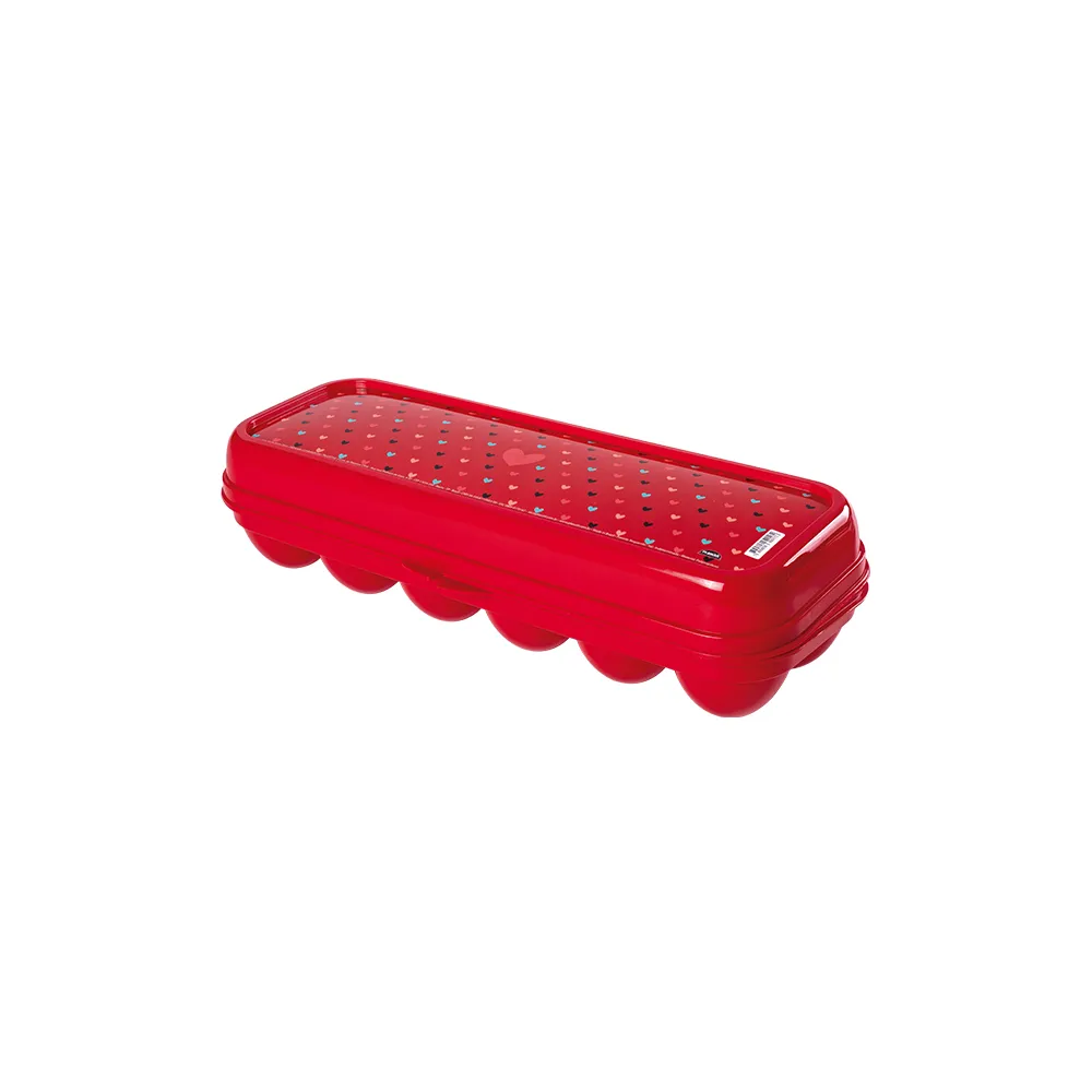 Porta Ovos Vermelho Duzia - 12 cavidades