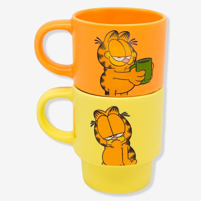Kit Canecas Garfield Empilháveis 180ml