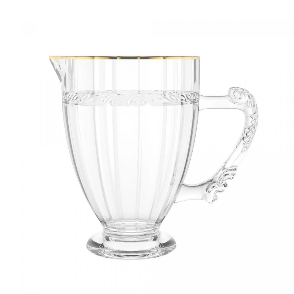 Jarra de Cristal com Fio de Ouro Imperial 1L