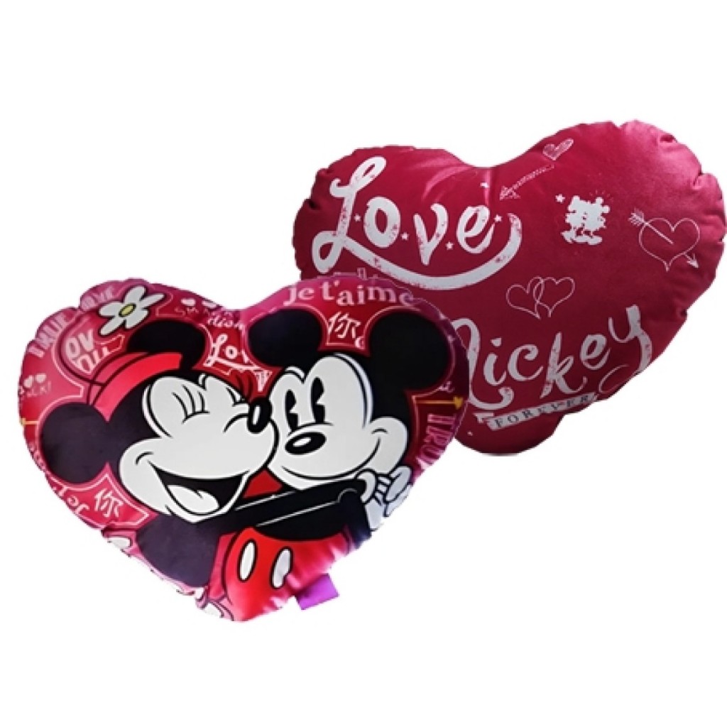 Almofada Minnie e Mickey Coração