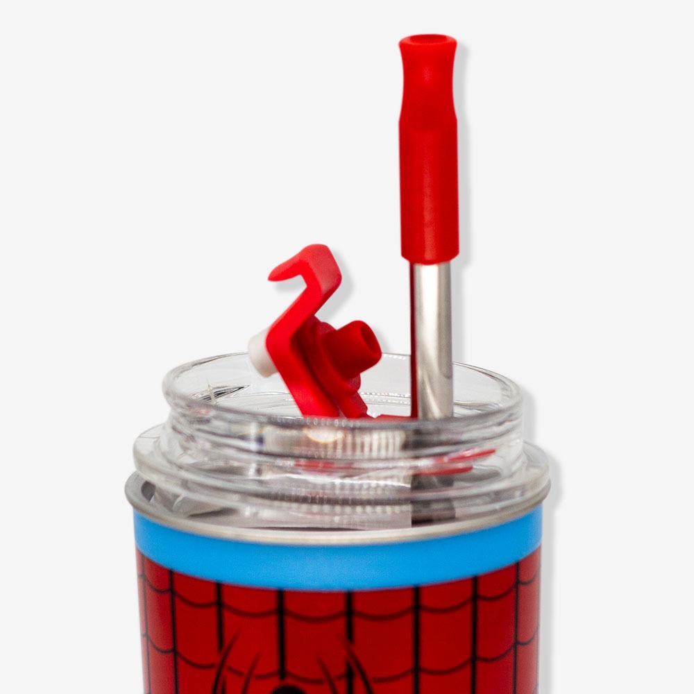 Copo Homem Aranha Neo com Canudo 300ml – ...