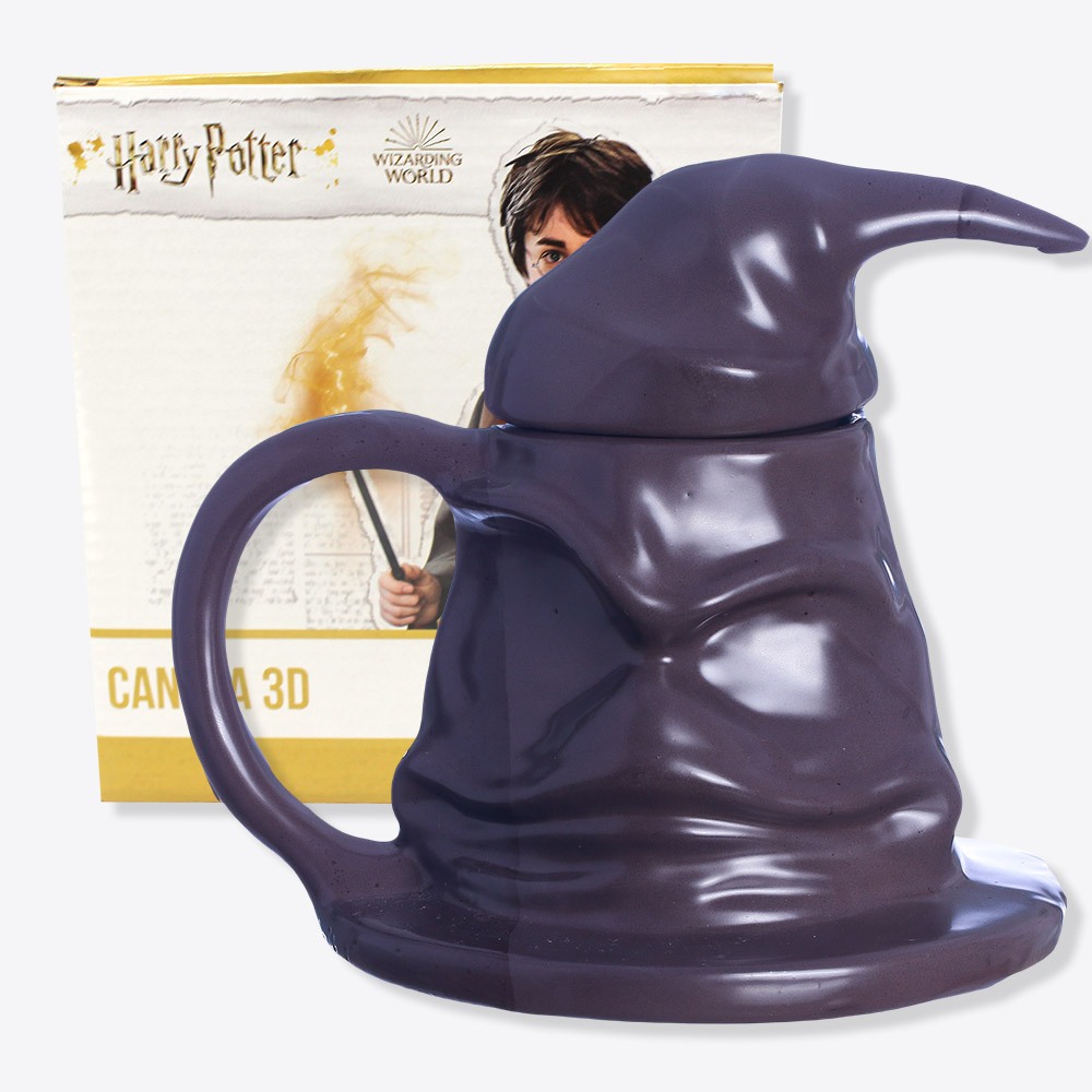 Caneca Harry Potter Chapéu Selelor 3D 350ML