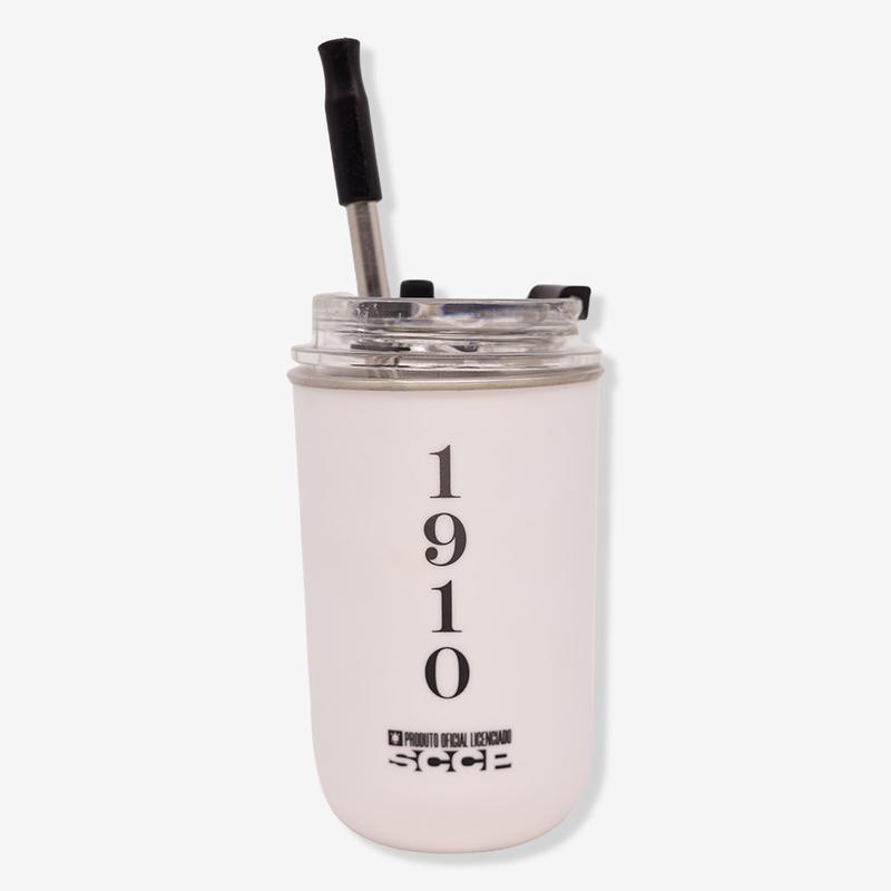 Copo Corinthians Neo com Canudo 300ml