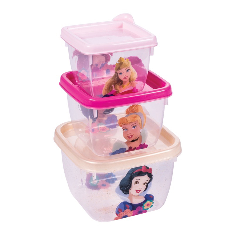 Conjunto de Potes Conect Princesas 3 unid...