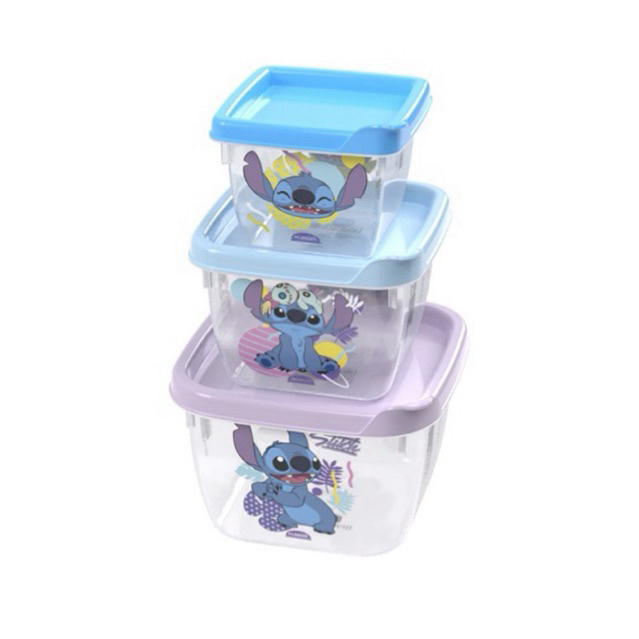 Conjunto de Potes Conect Stitch 3 unidades