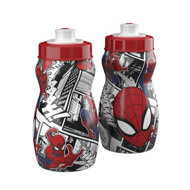 Garrafa Homem Aranha de Plástico com Tamp...