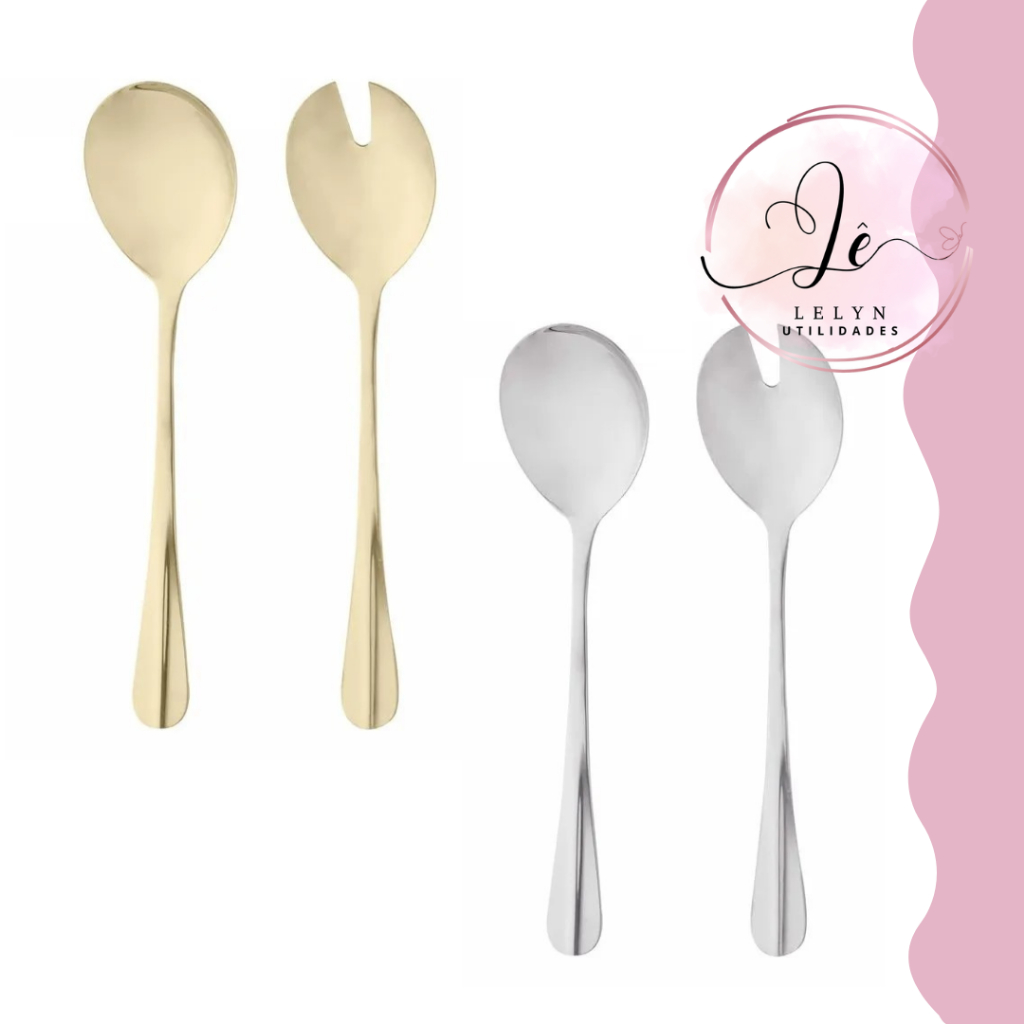 Conjunto 2 Peças para Salada de Aço Inox ...
