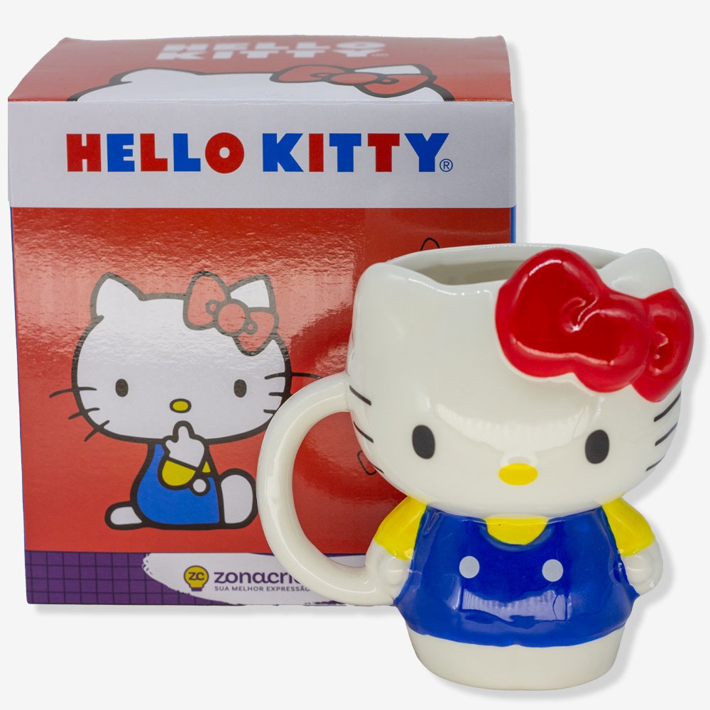 Caneca Hello Kitty Corpo 3D 650ml