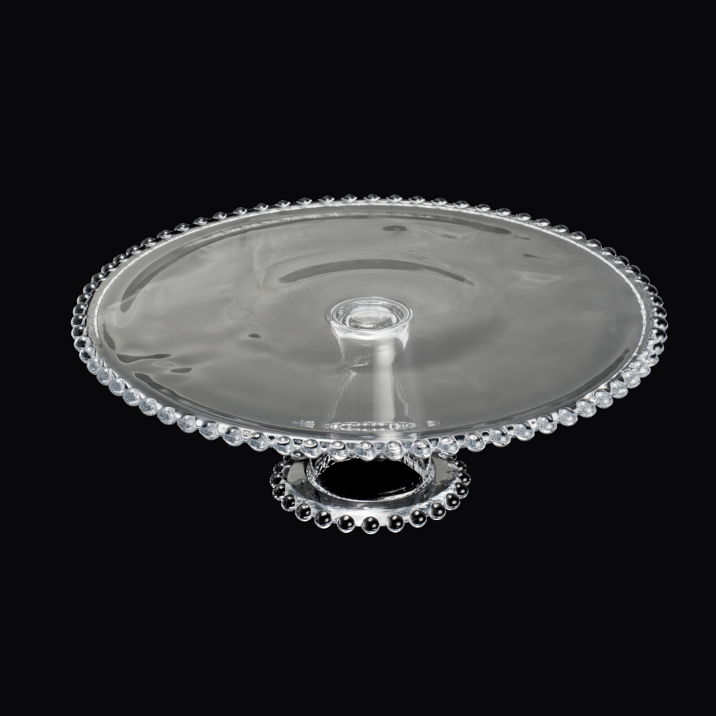 Prato para Bolo Boleira Pearl de Cristal ...