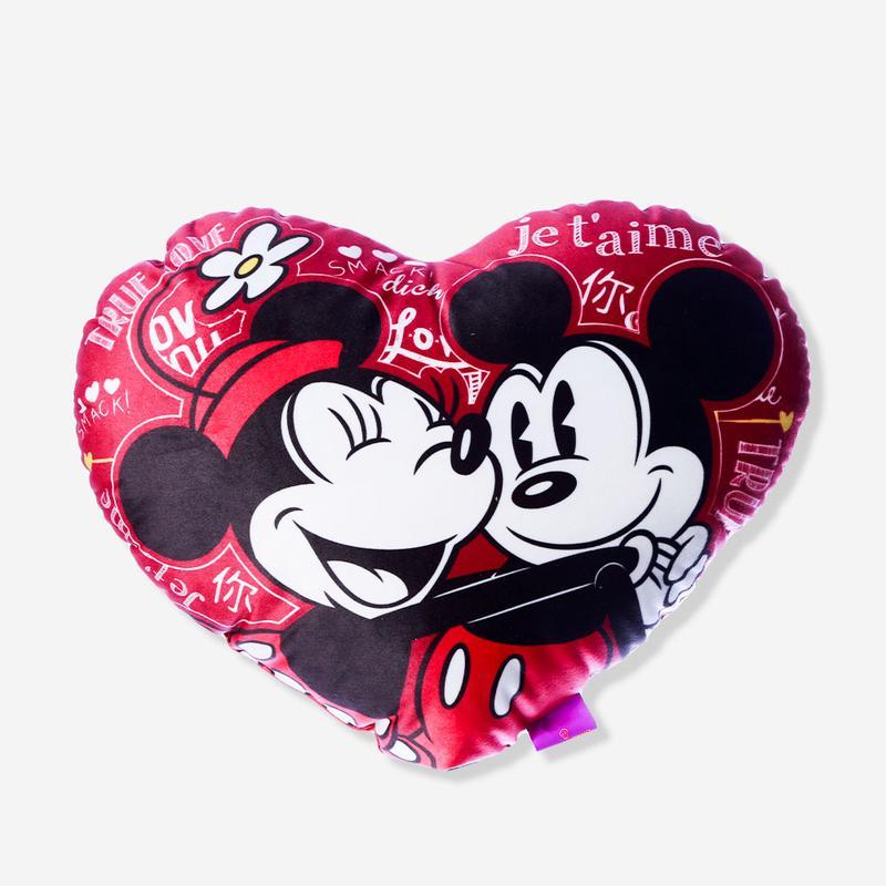 Almofada Minnie e Mickey Coração