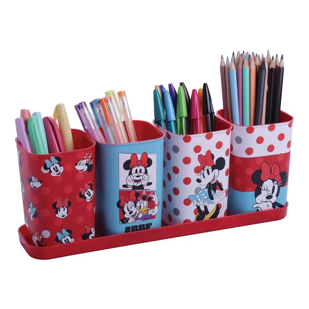 Porta Canetas Mickey e Minnie Mouse Decor...