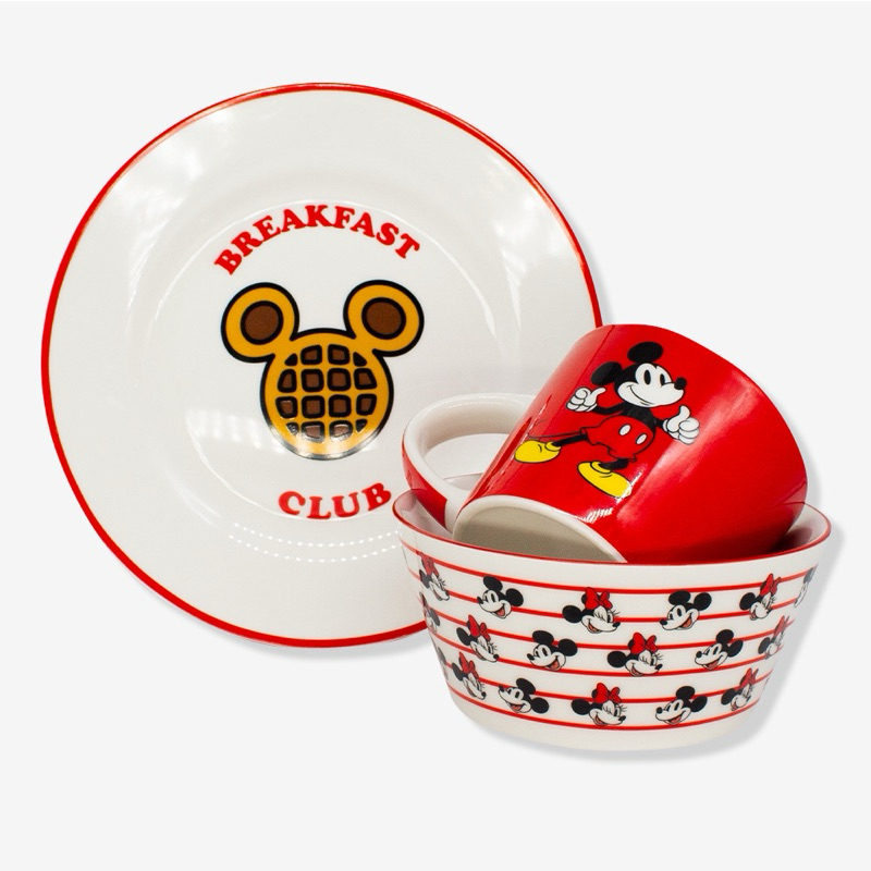 Kit Alimentação Mickey e Minnie Prato, B ...