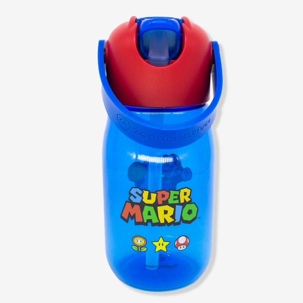 Garrafa Super Mario Flip Infantil 400ml