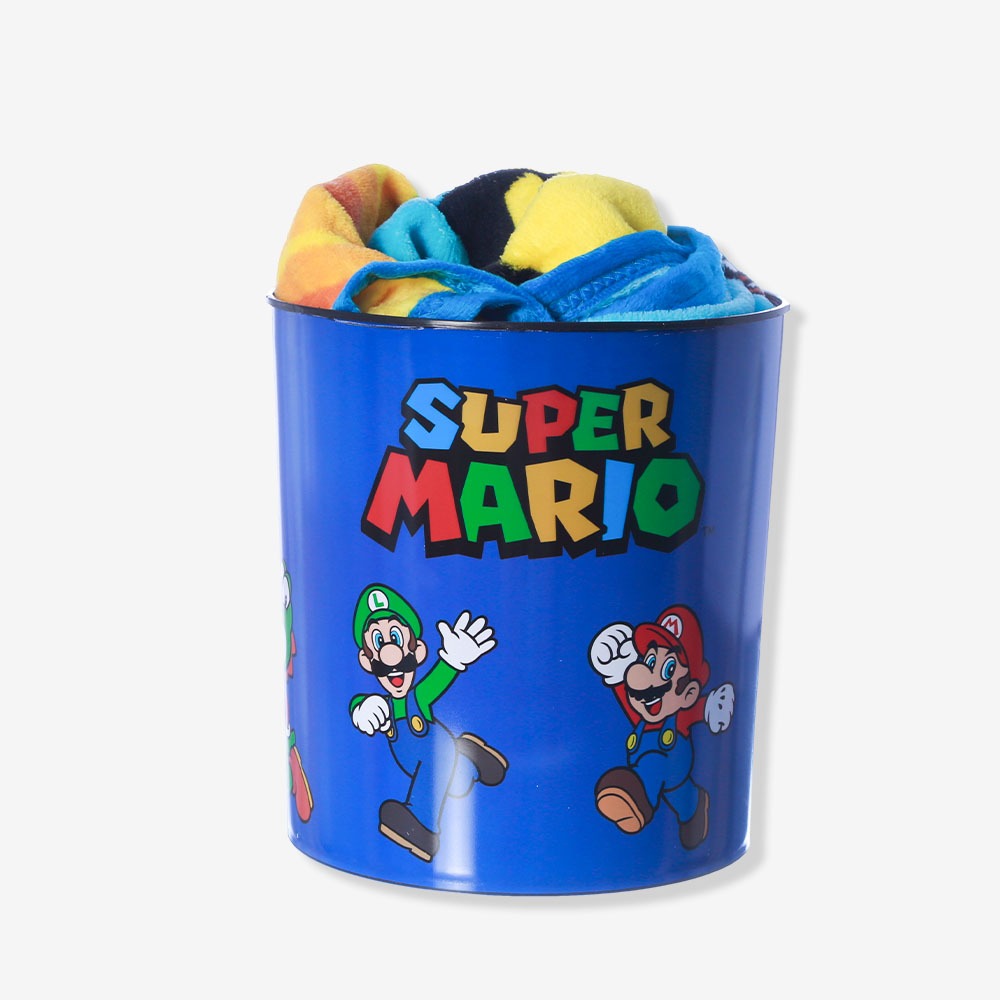Kit Manta com Balde Super Mario