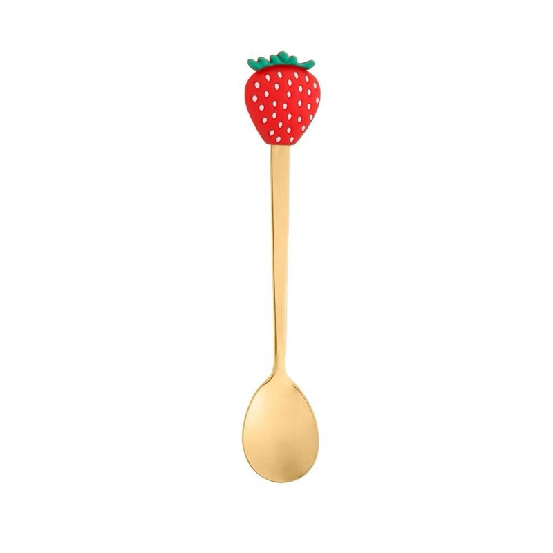 4 Colheres de Frutas Chá de Aço Inox
