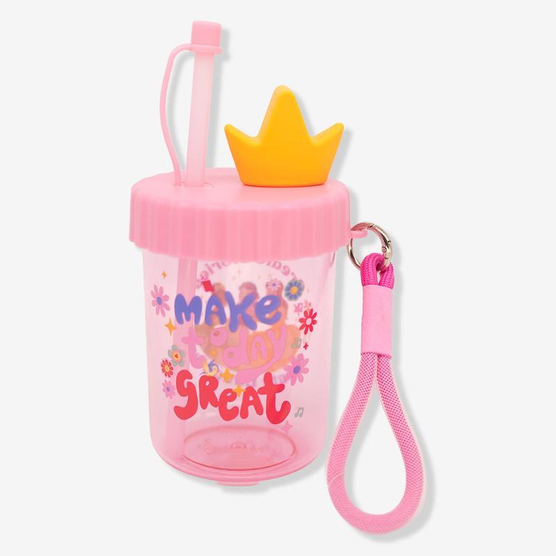 Copo Princesas com Canudo Flip 500ml Disney