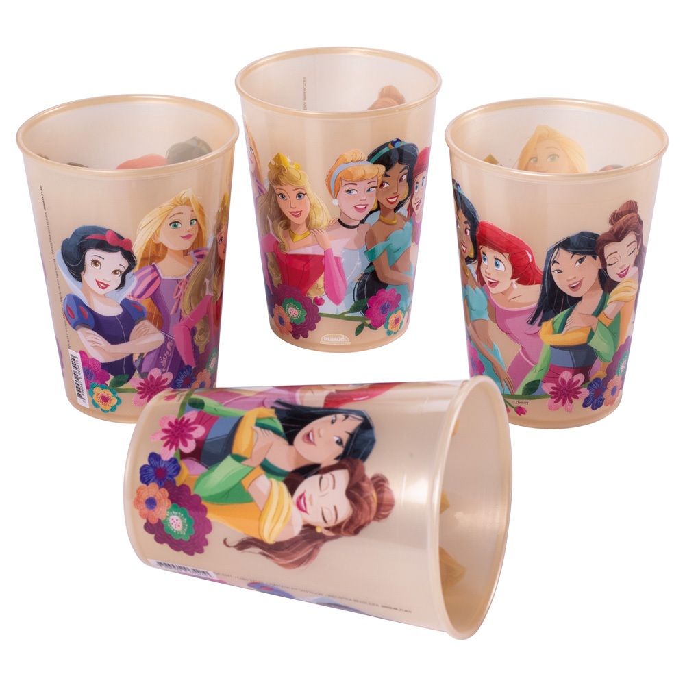 Copos Princesas Disney Plástico 320 ml