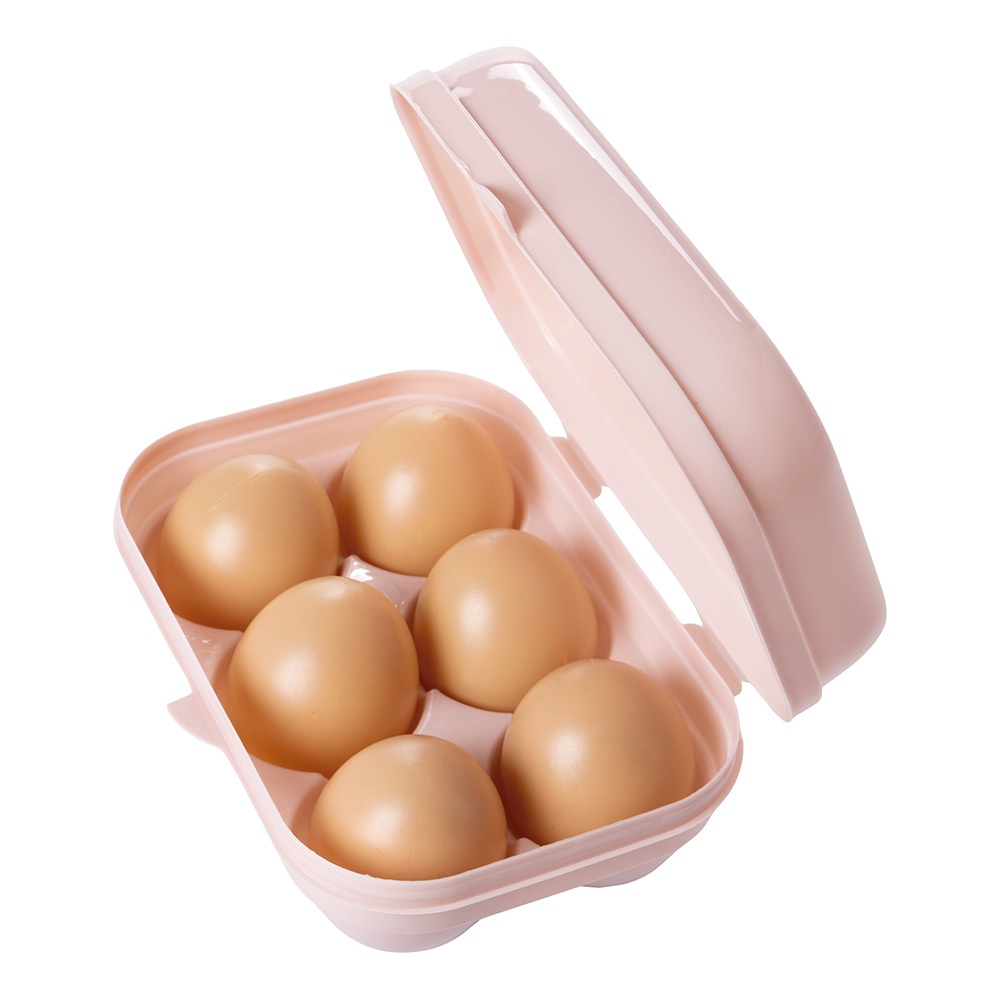 Porta Ovos com 6 cavidades - Rosa