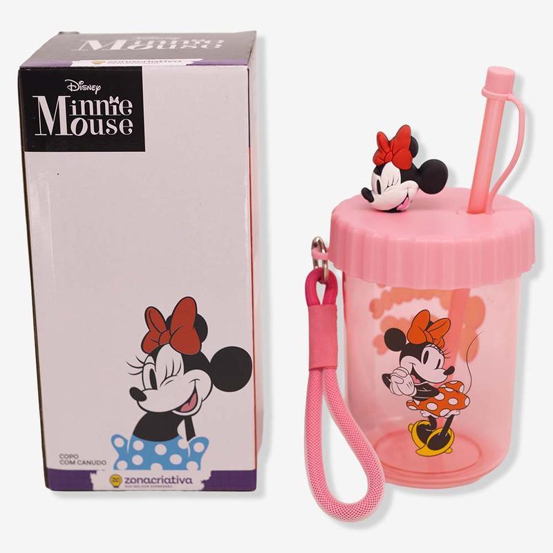Copo Minnie Mouse e Mickey Mouse com Can ...