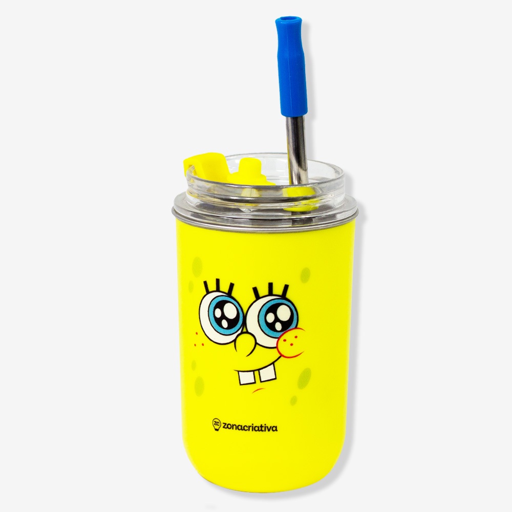 Copo Bob Esponja ou Patrick Estrela Neo c...