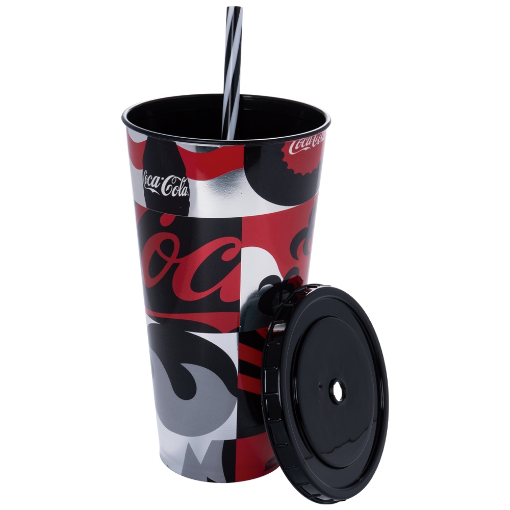 Copo com Canudo Coca Cola 700 ml - 1 unidade