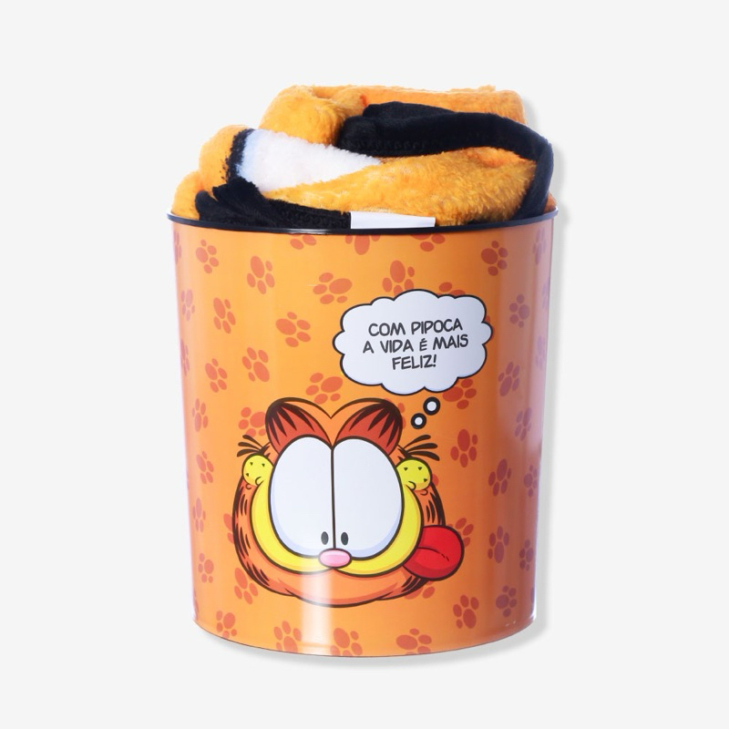 Kit Manta com Balde Garfield