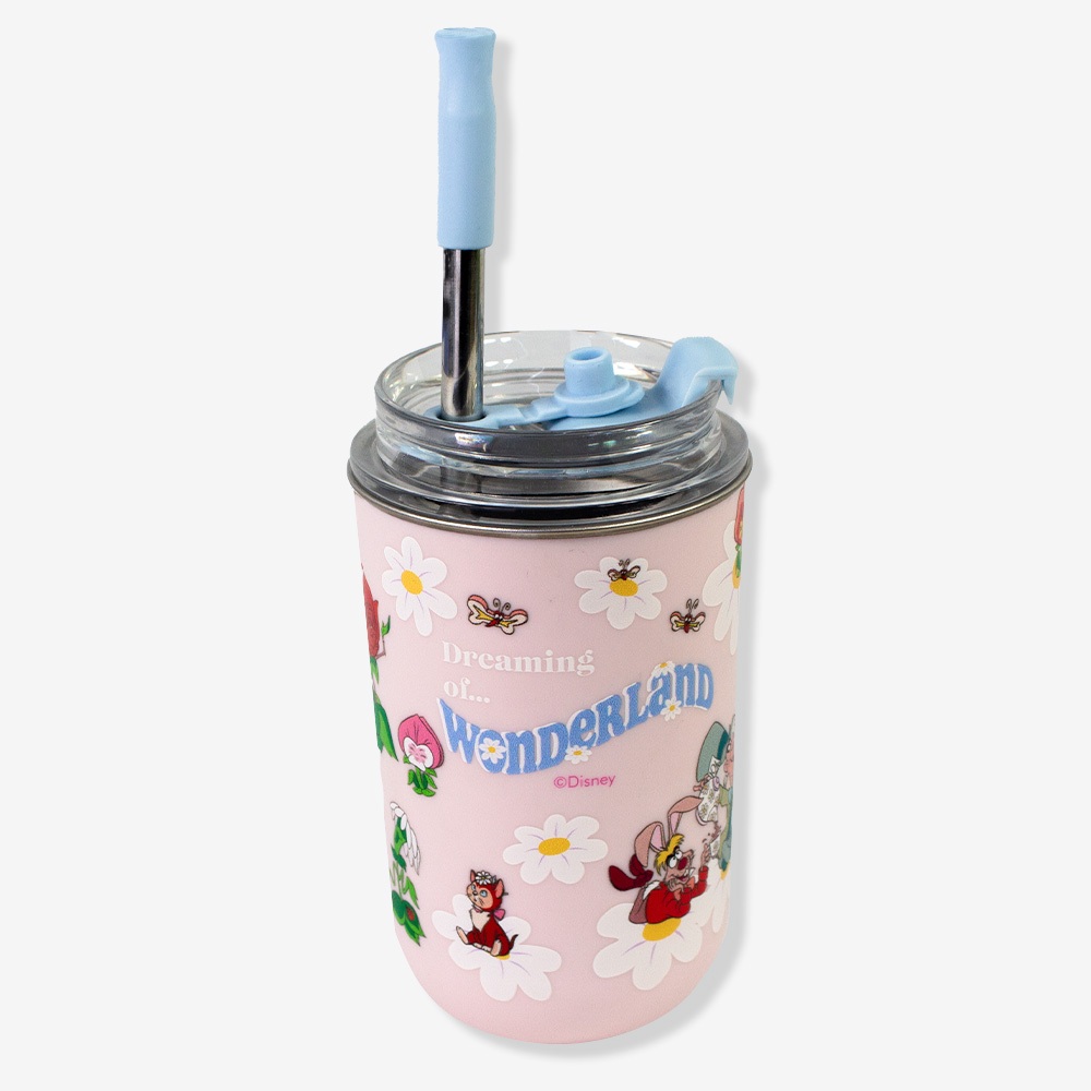 Copo Alice Neo com Canudo 300ml Princesas