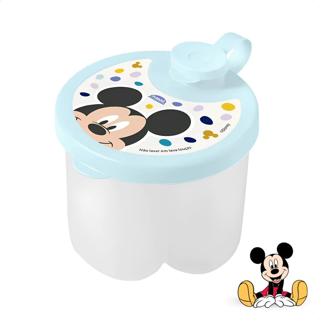 Dosador de Leite Em Pó Mickey e Minnie Ba...