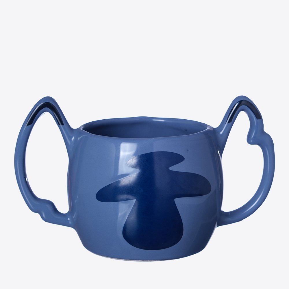 Caneca Stitch Formato 3d dupla alça 450ml
