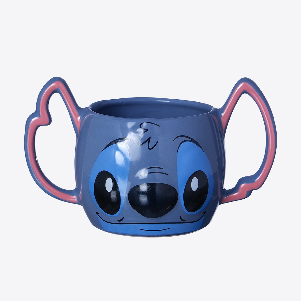 Caneca Stitch Formato 3d dupla alça 450ml