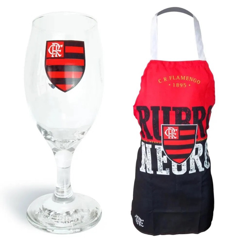 Kit Flamengo Taça + Avental