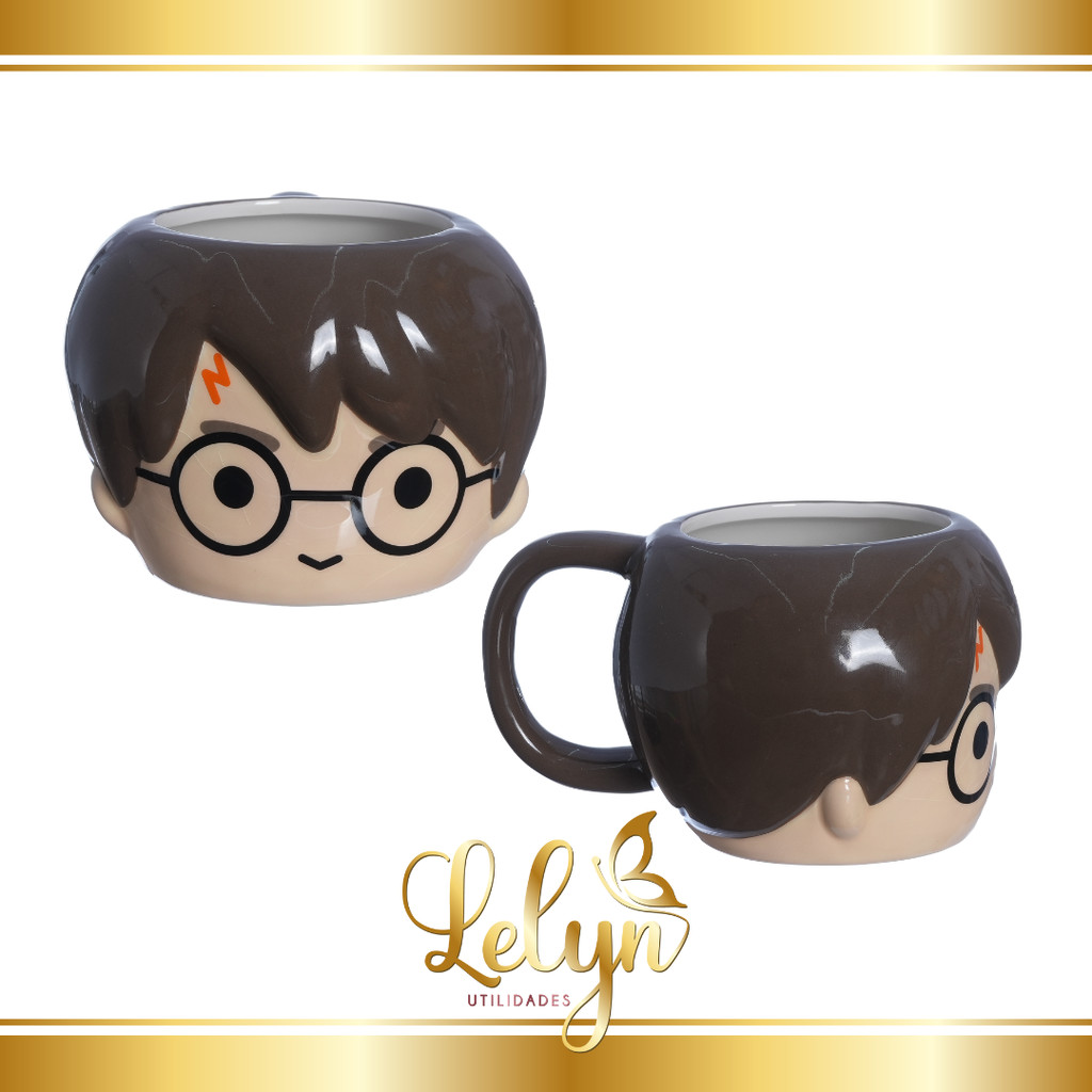 Caneca Harry Potter 3D Cabeça 750ml