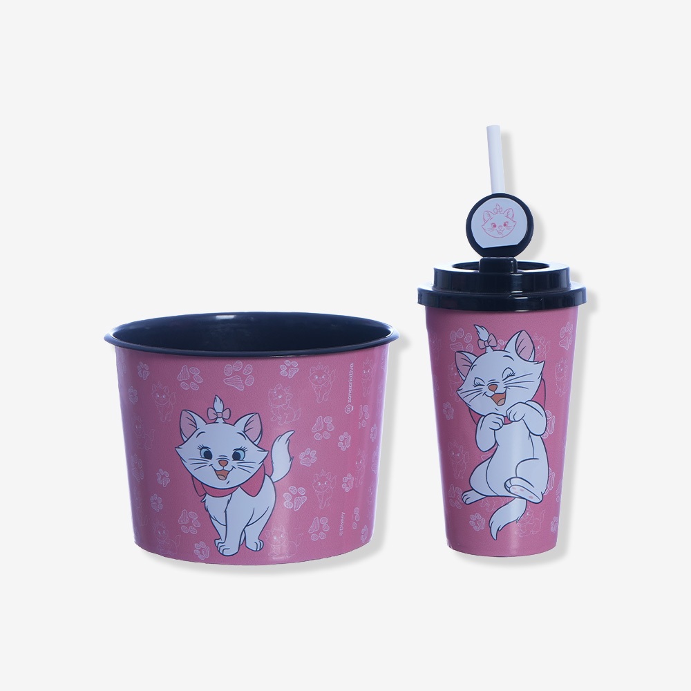 Kit Pipoca Gata Marie Infantil Almofada, ...