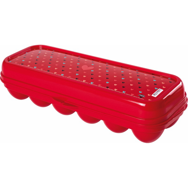 Porta Ovos Vermelho Duzia - 12 cavidades