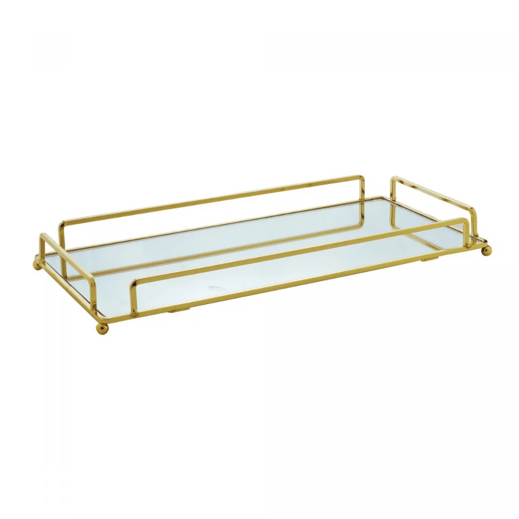 Conjunto 2 Bandejas Decorativas de Metal ...