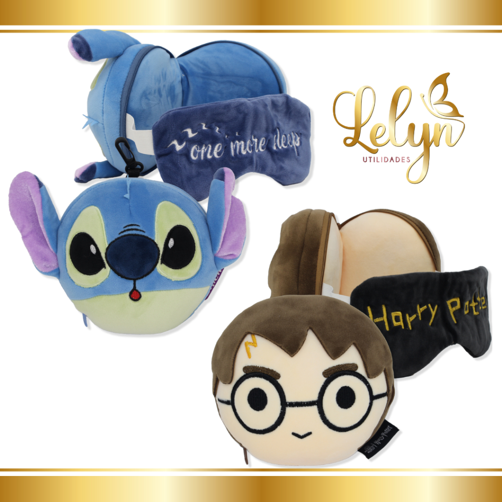 Máscara de Sono Stitch e Harry Potter 2 e...