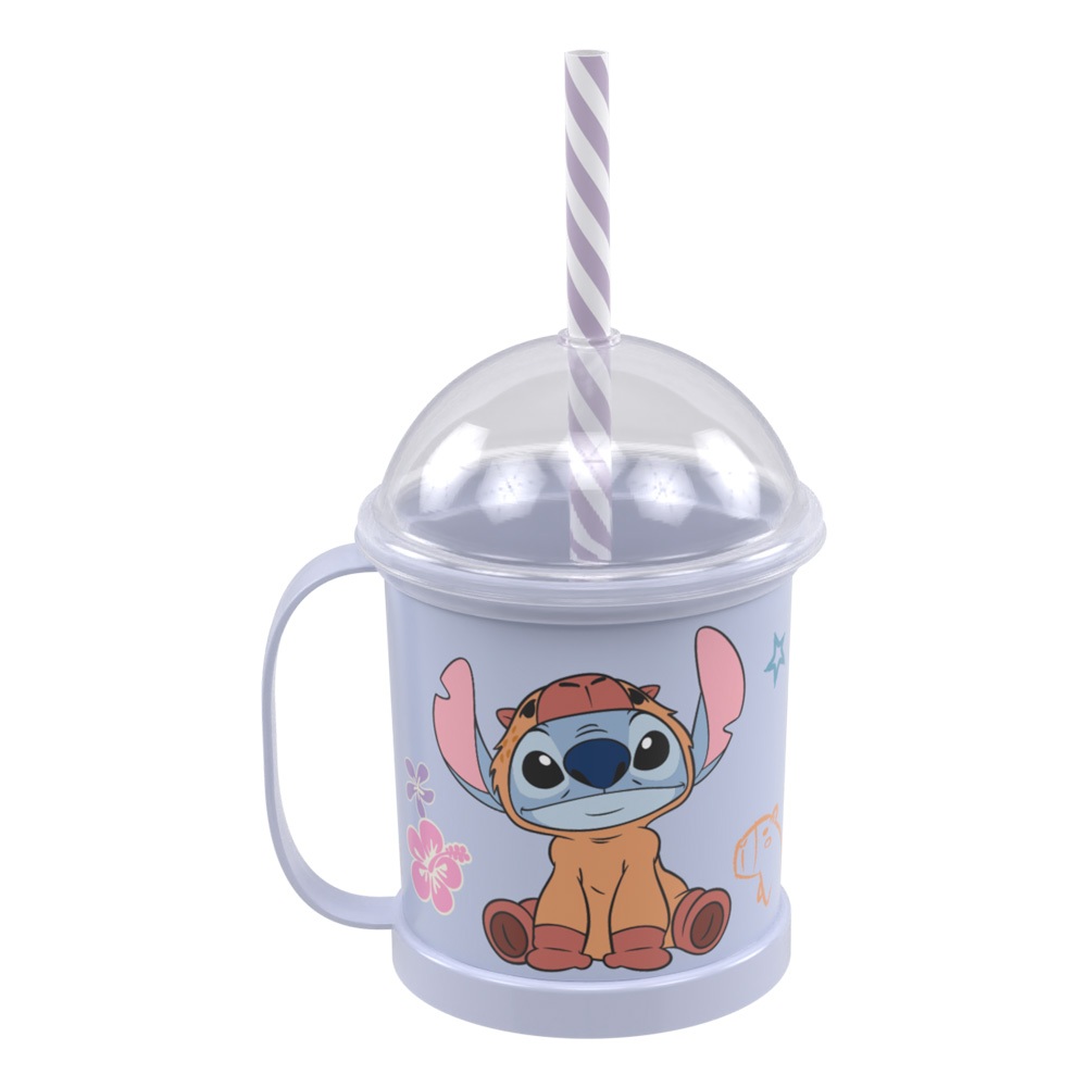 Caneca Stitch Capivara Clássica Com tampa...