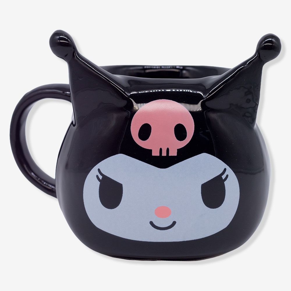 Caneca Kuromi 3D Ornamento 450ml