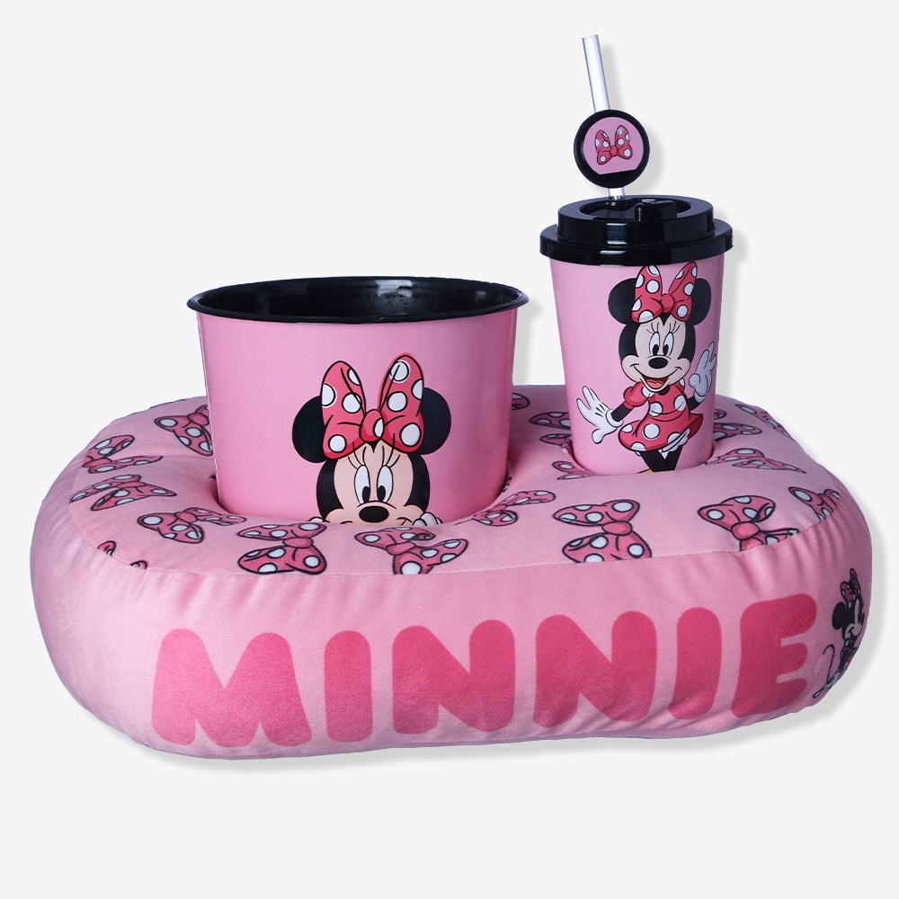 Kit Pipoca Minnie Mouse Infantil Almofada...