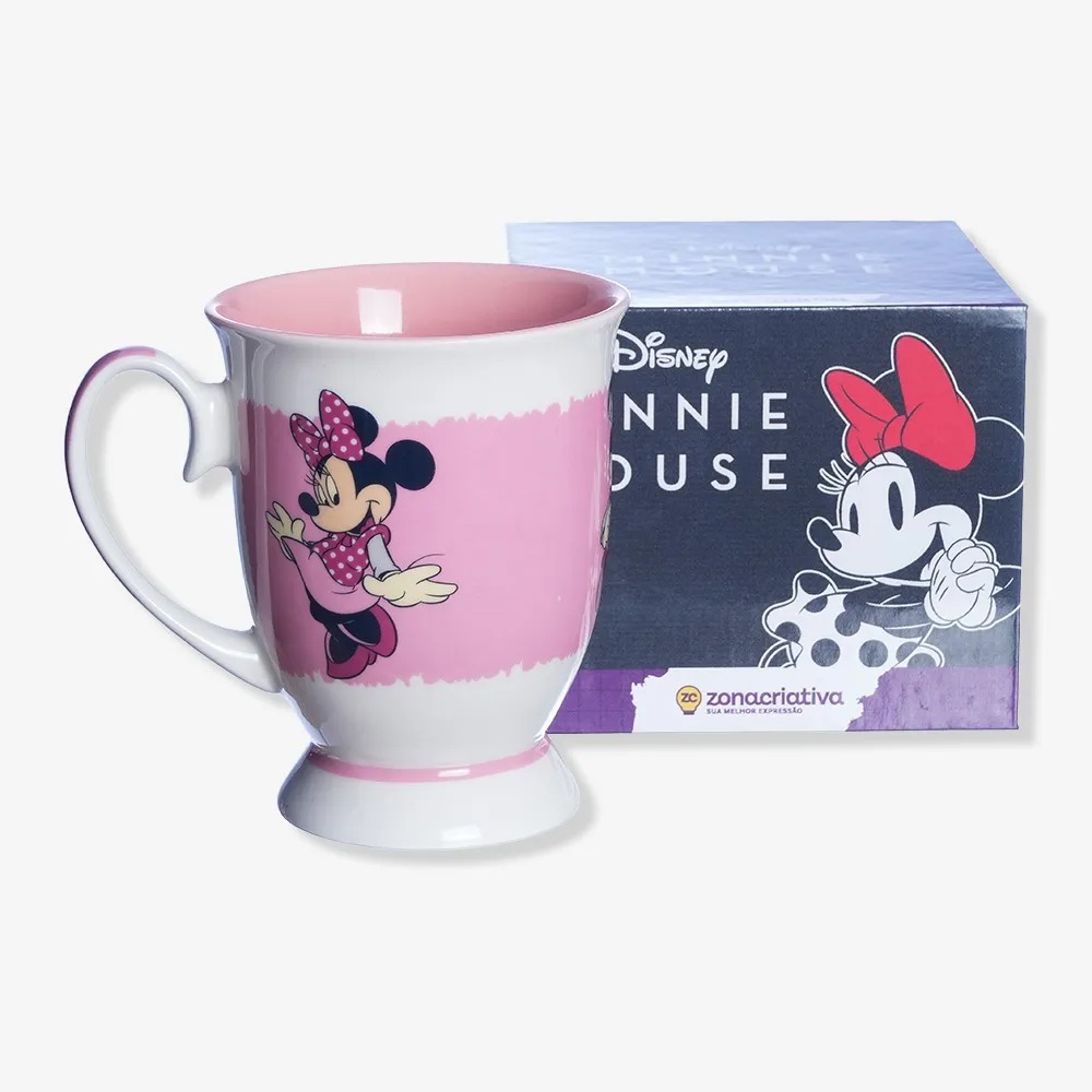 Caneca Royal Minnie Rosa 300ml