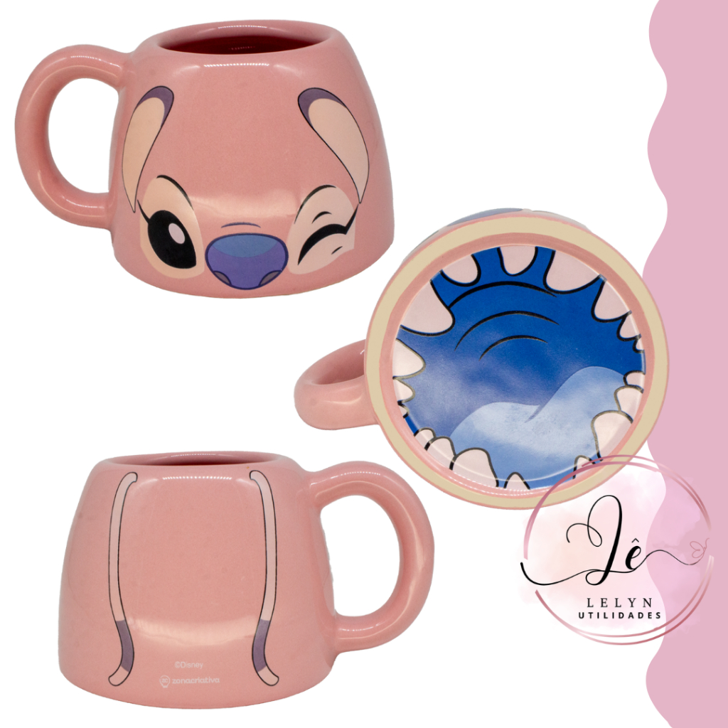 Caneca Angel Stitch Ornamento Decorativo ...