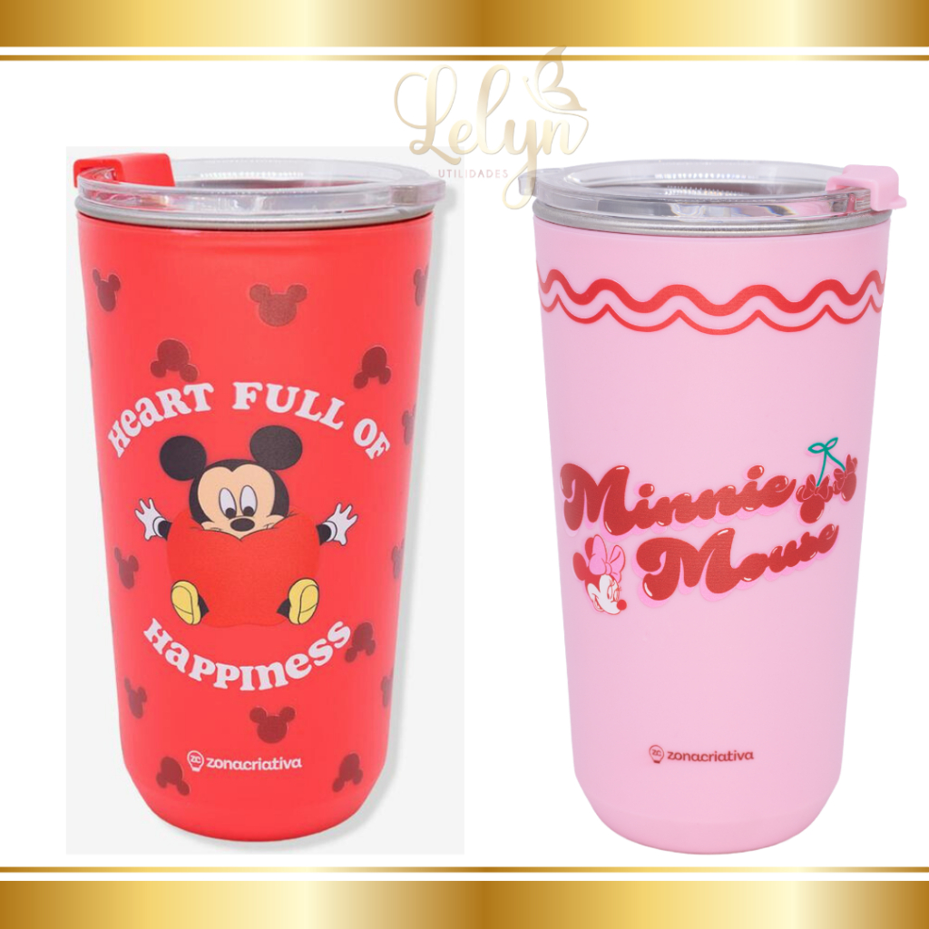 Copo Mickey e Minnie Mouse Baby Fruit Sky...