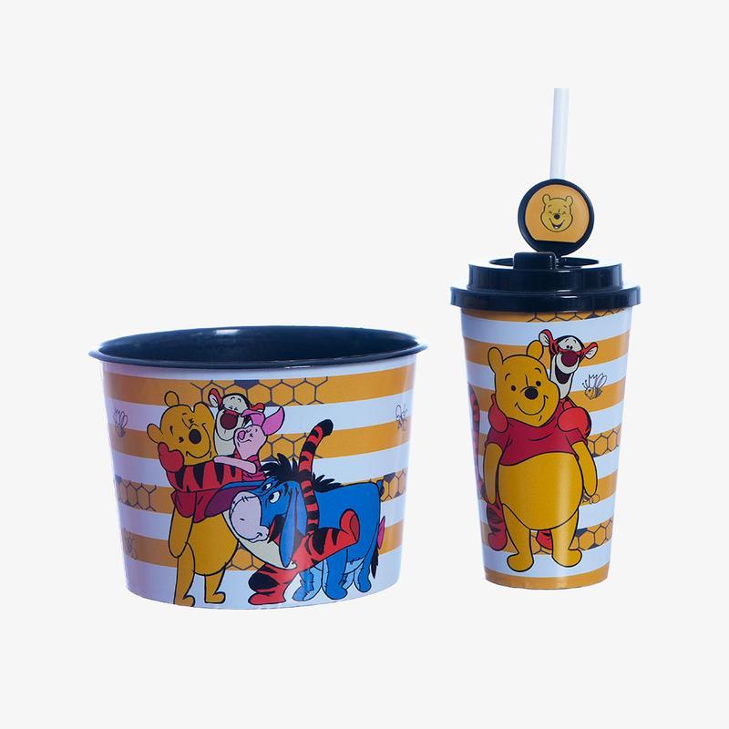 Kit Pipoca Ursinho Pooh Infantil Almofada...