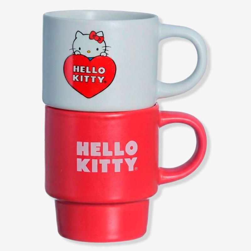 Kit Canecas Hello Kitty Empilháveis 180ml