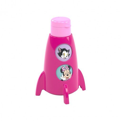 Kit 10 Garrafas Foguete Minnie Rosa 320 ml