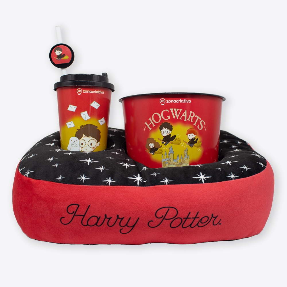 Kit Pipoca Harry Potter Infantil Almofada...